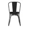 Flash Furniture Black Metal Stack Chair with Black Poly Resin Seat CH-31230-BK-PL1B-GG - alternate 6
